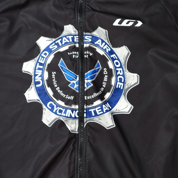 GARNEAU UNITED STATES AIR FORCE CYCLING TEAM JACKET SIZE LARGE - Picture 2 of 10
